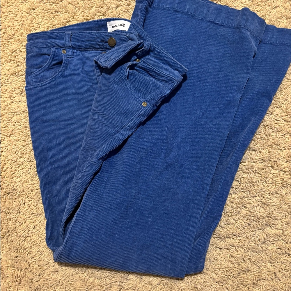 ROLLA'S Blue Straight Leg Jeans Classic Denim